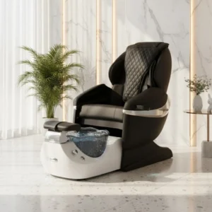 Luxury Ergonomic Electric 3 Motors Gold Base Spa Salon Cosmetic Beauty Massage Tab - Image 6