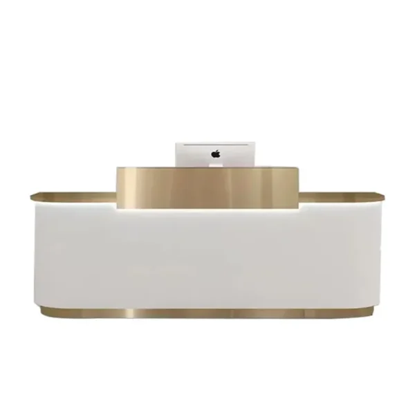 Gold Plated Reception Desk Beauty