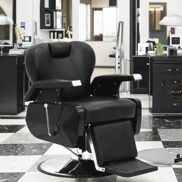 Heavy-Duty Hydraulic Pump Barber Chair