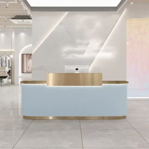 Gold Plated Reception Desk Beauty - Image 2