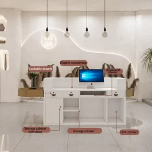 Stainless Steel Cashier Desk - Image 3