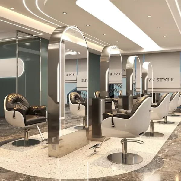 Led Light Salon Floor Mirror