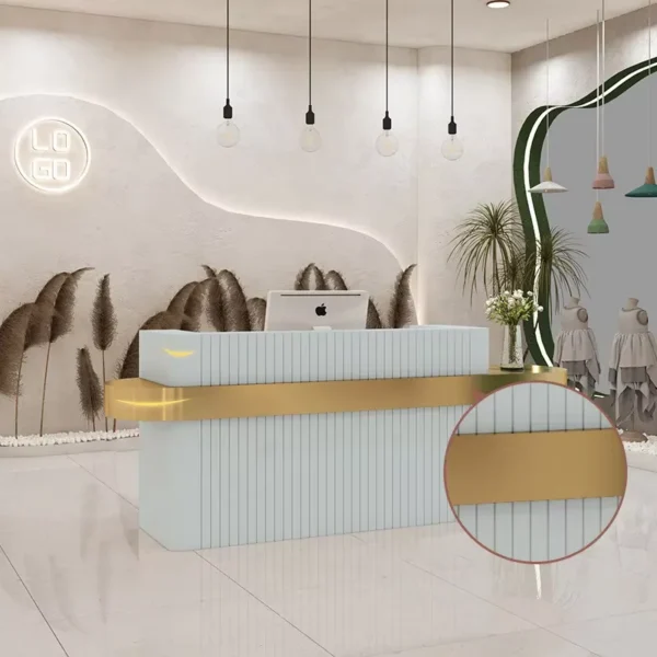 Stainless Steel Cashier Desk