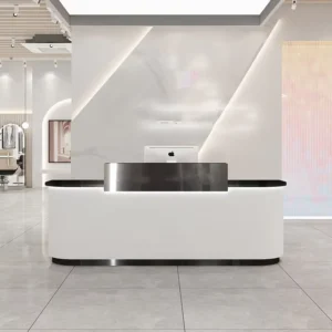 Gold Plated Reception Desk Beauty - Image 4
