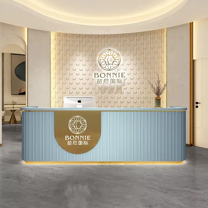 LED Light Reception Desk - Image 4