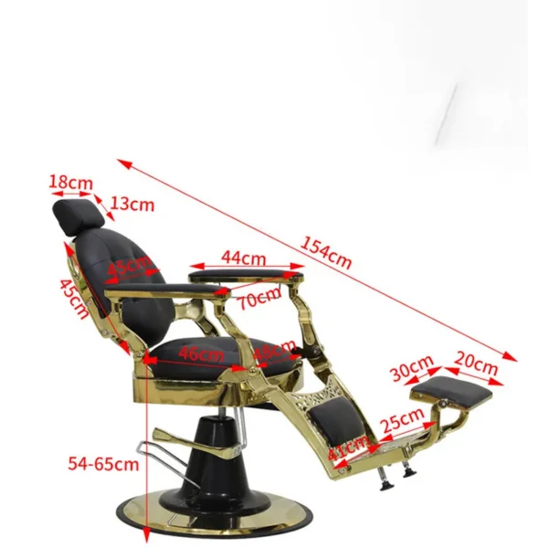 Heavy Duty Pump Barber Chair