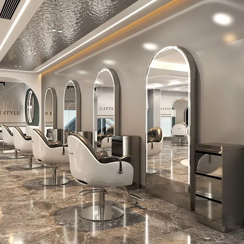 Led Light Salon Floor Mirror - Image 6