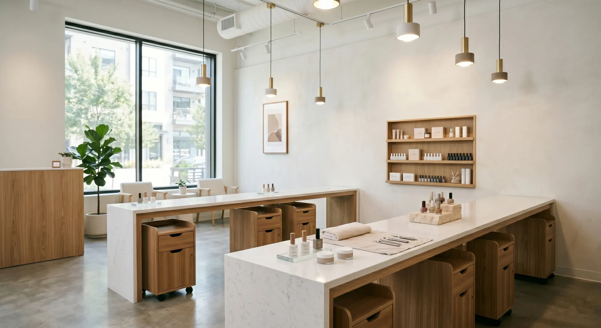Is White and Light Wood Still the Best Color Combo for Nail Salons in 2026? A Strategic Design Analysis