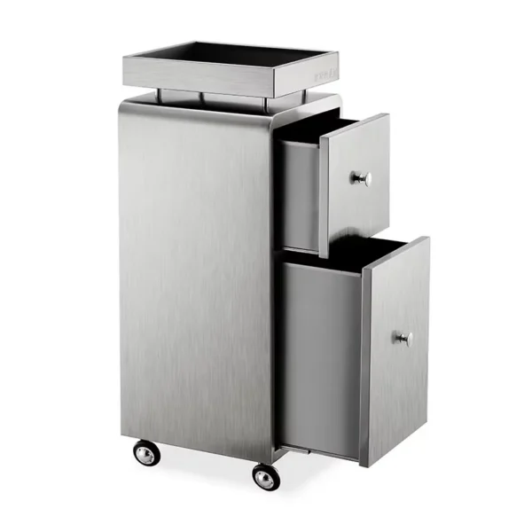 Silver Stainless Steel Storage trolley