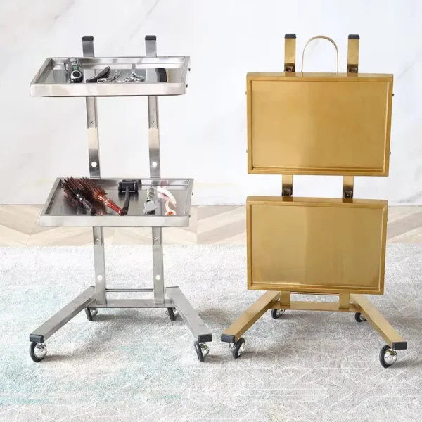 Gold&Silver Stainless Steel trolley