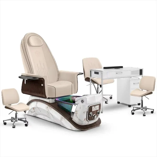 Luxury Spa Pedicure Chair - Drain Pump & Pipeless Whirlpool