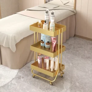 Multi-Tier Metal Salon Trolley - Image 2