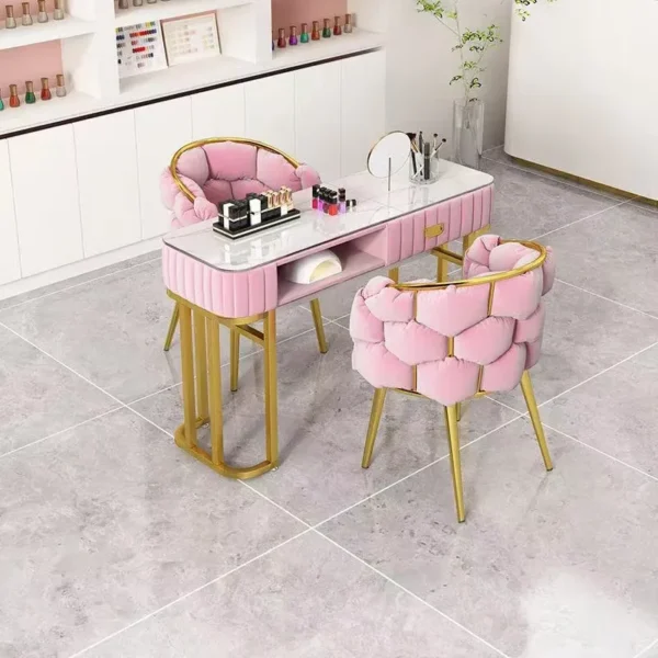 Multifunctional Nail Art Table and Chair Set