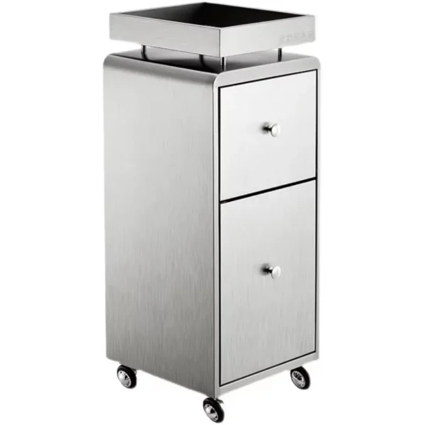 Silver Stainless Steel Storage trolley