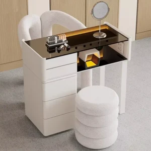 Salon Nail Table with Dust Collector - Image 1