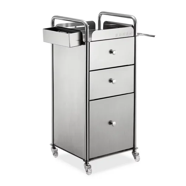 Silver Stainless Steel Storage trolley