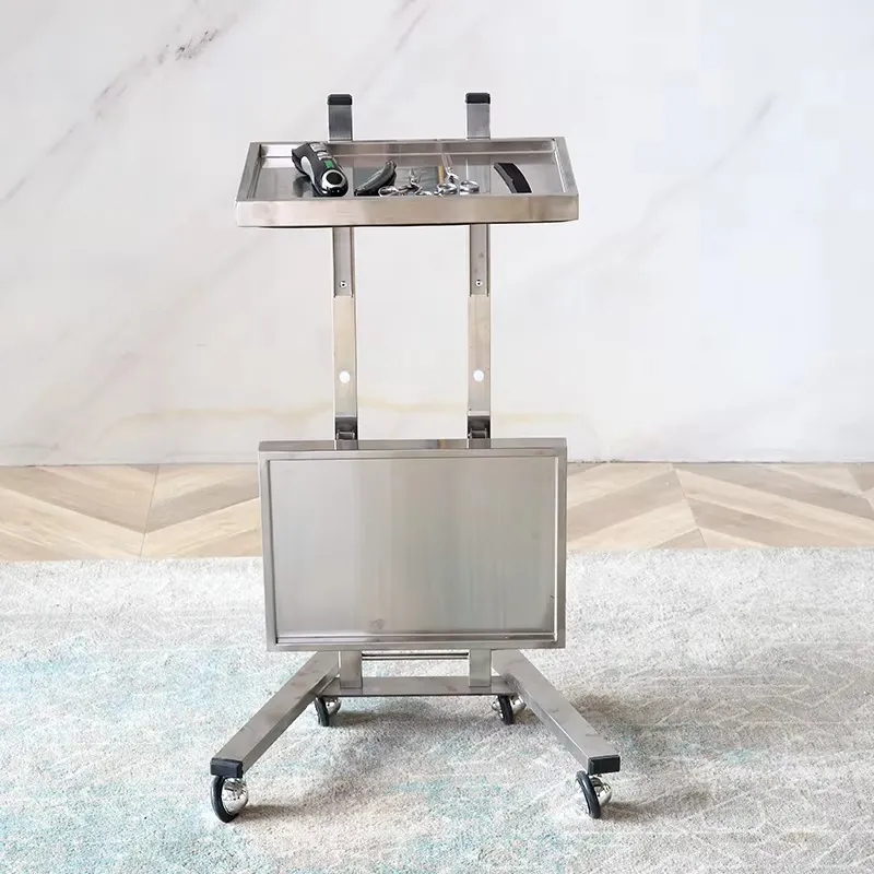 Gold&Silver Stainless Steel trolley - Image 3