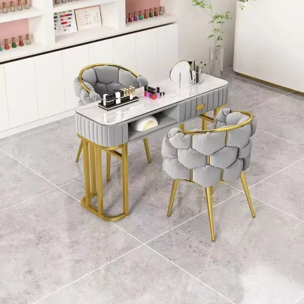 Multifunctional Nail Art Table and Chair Set