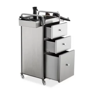 Silver Stainless Steel Storage trolley - Image 1