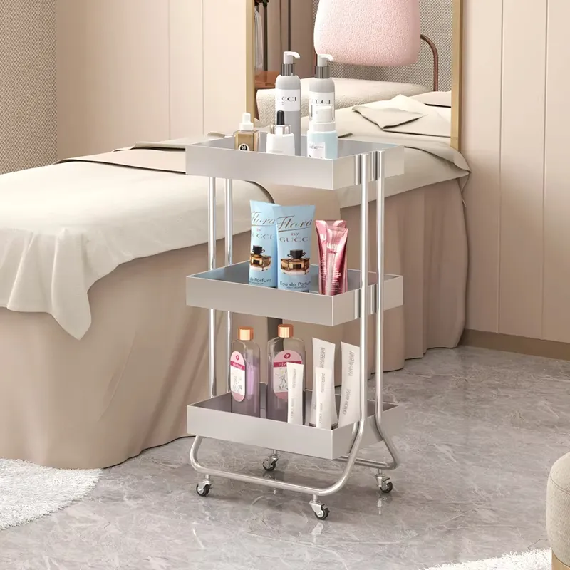 Multi-Tier Metal Salon Trolley - Image 5