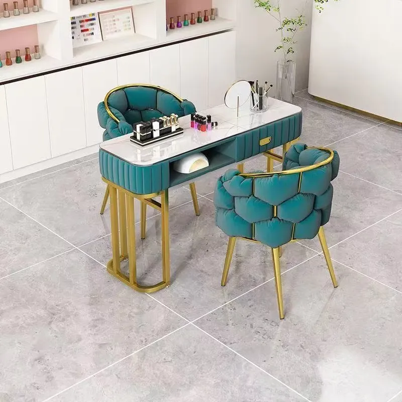 Multifunctional Nail Art Table and Chair Set - Image 4