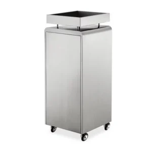Silver Stainless Steel Storage trolley - Image 5
