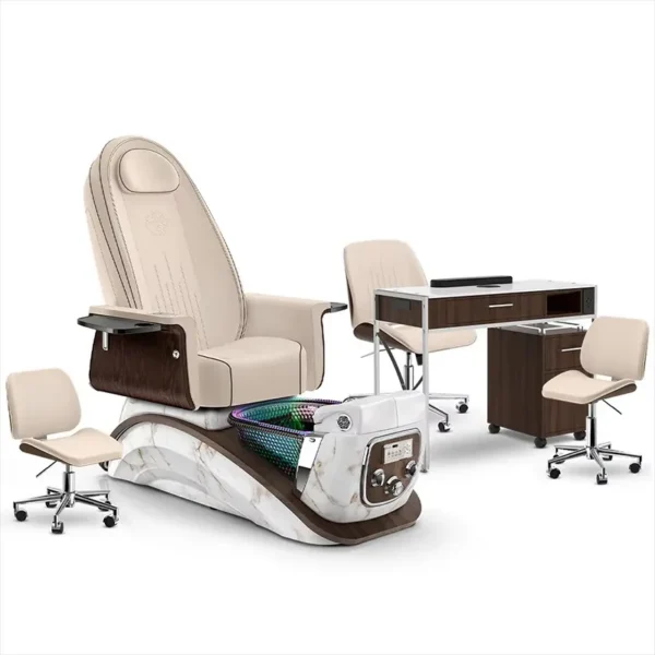 Luxury Spa Pedicure Chair - Drain Pump & Pipeless Whirlpool