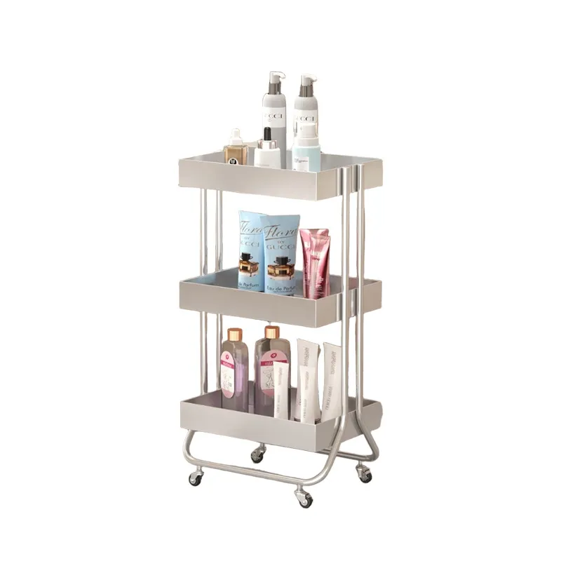 Multi-Tier Metal Salon Trolley - Image 1