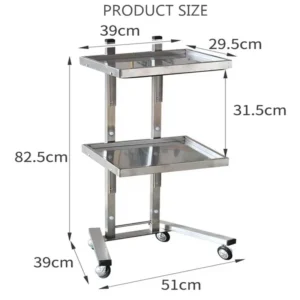 Gold&Silver Stainless Steel trolley - Image 6